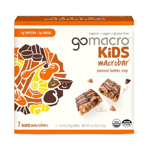 GoMacro Kids MacroBar Organic Vegan Snack Bars 7-Pack: $5.25 GoMacro Kids MacroBar Organic Vegan Snack Bars 7-Pack: $5.25
