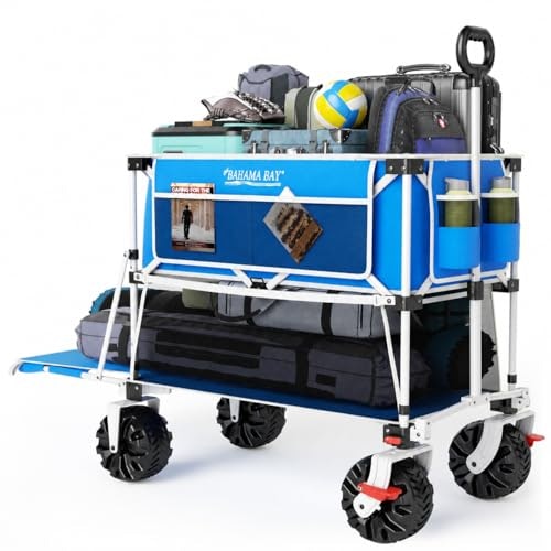 Old Bahama Bay 400L Collapsible Double-Decker Beach Wagon: $95.98 Old Bahama Bay 400L Collapsible Double-Decker Beach Wagon: $95.98