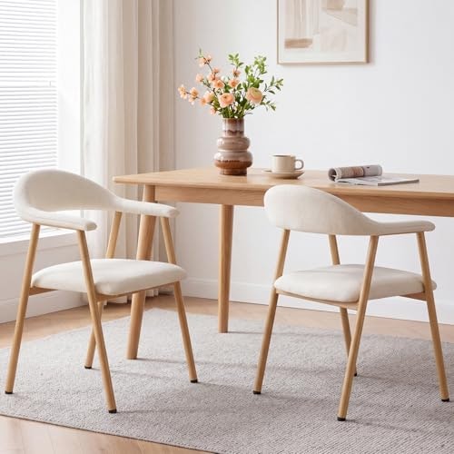 Dumos Linen Fabric Accent Dining Chairs 2-Pack: $89.99 Dumos Linen Fabric Accent Dining Chairs 2-Pack: $89.99