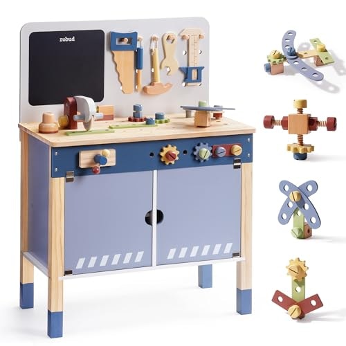 Robud Wooden Toy Workbench: $69.29 Robud Wooden Toy Workbench: $69.29