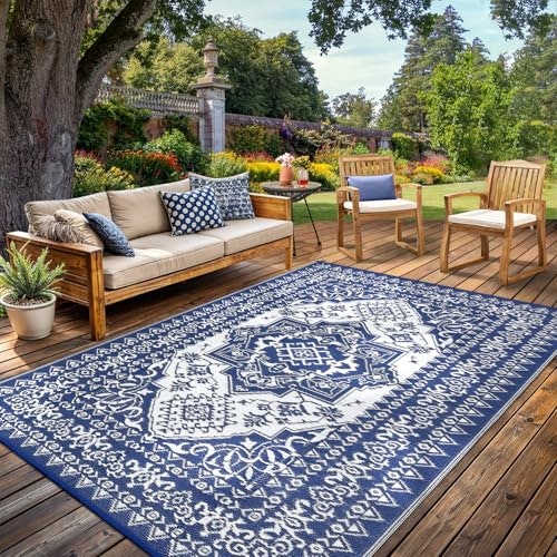 GarveeHome 10x14-Foot Reversible Outdoor Patio Rug: $71.98 GarveeHome 10x14-Foot Reversible Outdoor Patio Rug: $71.98