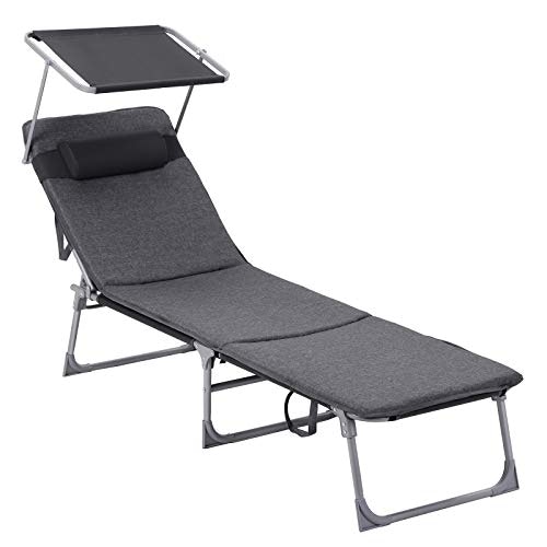 Songmics Folding Sun Lounger: $65.99 Songmics Folding Sun Lounger: $65.99