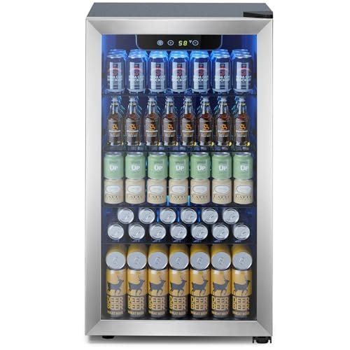 Electactic 3.2 Cu. Ft. 130-Can Beverage Refrigerator: $189.98