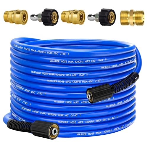 50-Foot 4,200-PSI Pressure Washer Hose: $31.99 50-Foot 4,200-PSI Pressure Washer Hose: $31.99