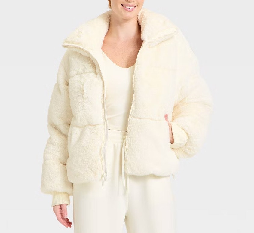 All In Motion Women's Puffer Jacket: $11