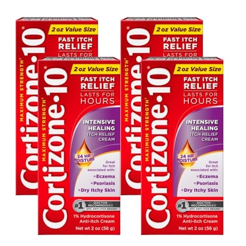 Cortizone-10 1% Hydrocortisone Intensive Healing Cream 2-oz 4-Pack: $32.14 Cortizone-10 1% Hydrocortisone Intensive Healing Cream 2-oz 4-Pack: $32.14