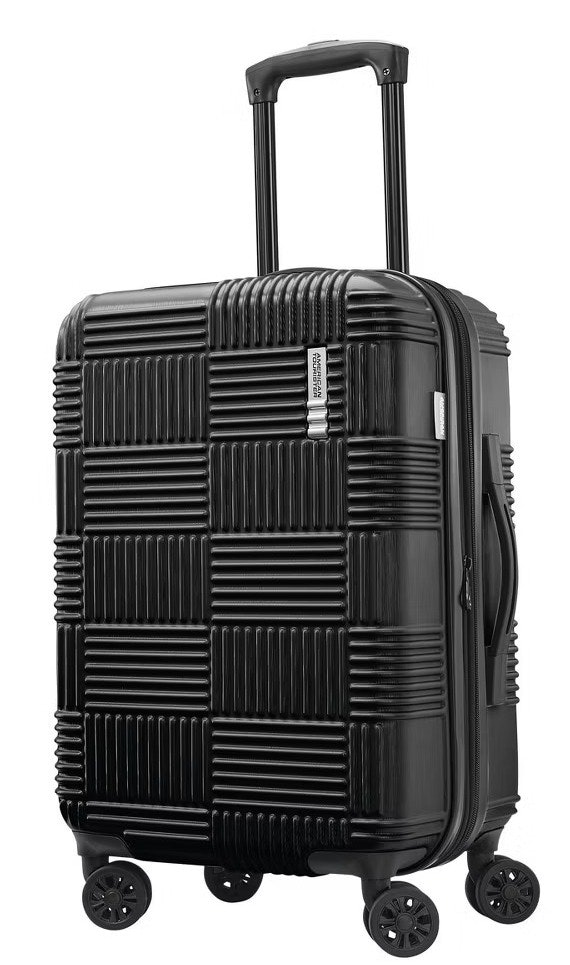 American Tourister NXT Hardside Large Checked Spinner Suitcase: $45