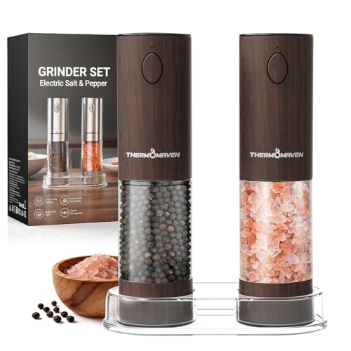 ThermoMaven Rechargeable Electric Salt and Pepper Grinder 2-Pack: $49.99 ThermoMaven Rechargeable Electric Salt and Pepper Grinder 2-Pack: $49.99