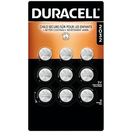 Duracell CR2032 3V Lithium Battery 9-Pack: $8.98 Duracell CR2032 3V Lithium Battery 9-Pack: $8.98