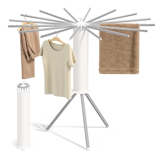 Songmics Foldable 16-Arm Rotary Tripod Drying Rack: $47.99 Songmics Foldable 16-Arm Rotary Tripod Drying Rack: $47.99