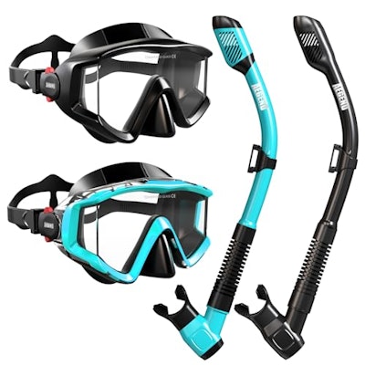 Aegend Snorkeling Gear 2-Pack for $17 + free shipping w/ Prime