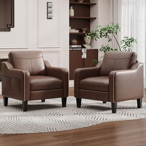 Malol PU Leather Accent Chair 2-Pack: $259.99 Malol PU Leather Accent Chair 2-Pack: $259.99
