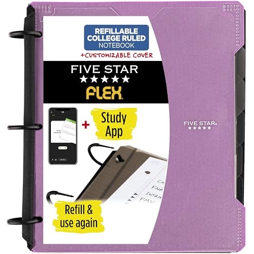Five Star Flex 1-Inch Refillable Notebook: $8.99 Five Star Flex 1-Inch Refillable Notebook: $8.99