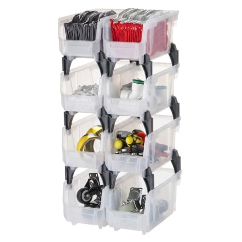 Vevor 10.9 x 5.5 x 5.1-inch Stackable Storage Bins 8-Pack: $18.45 Vevor 10.9 x 5.5 x 5.1-inch Stackable Storage Bins 8-Pack: $18.45