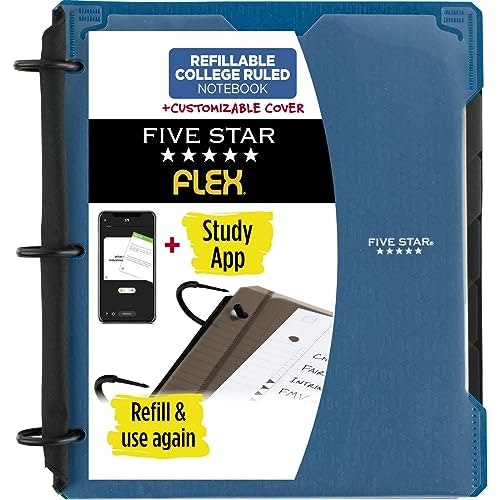 Five Star Flex Refillable 1-Inch Hybrid NoteBinder: $8.99