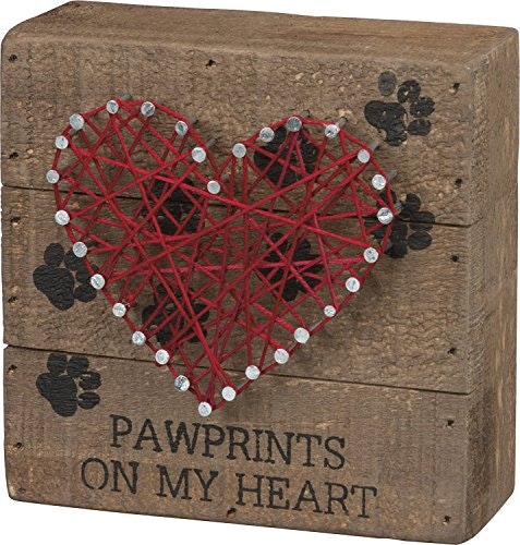 Primitives by Kathy Pawprints Wood Slat Sign: $7.99 Primitives by Kathy Pawprints Wood Slat Sign: $7.99