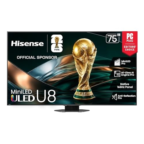 Hisense U8 Series 75U8QG 75" 4K HDR Mini-LED UHD Smart TV: $1,249.99 Hisense U8 Series 75U8QG 75" 4K HDR Mini-LED UHD Smart TV: $1,249.99
