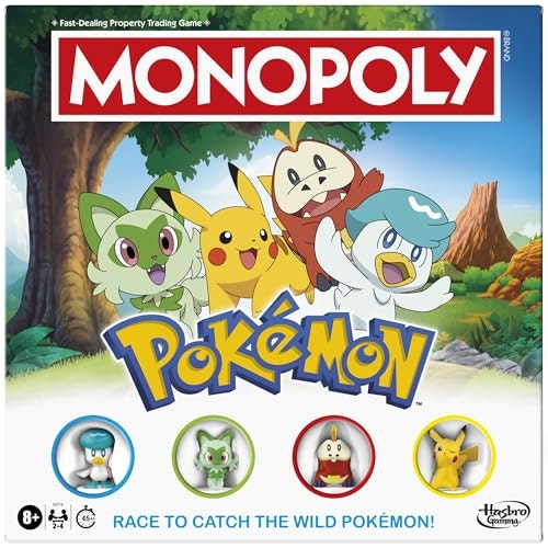 Monopoly Pokémon Edition Board Game: $12.72 Monopoly Pokémon Edition Board Game: $12.72