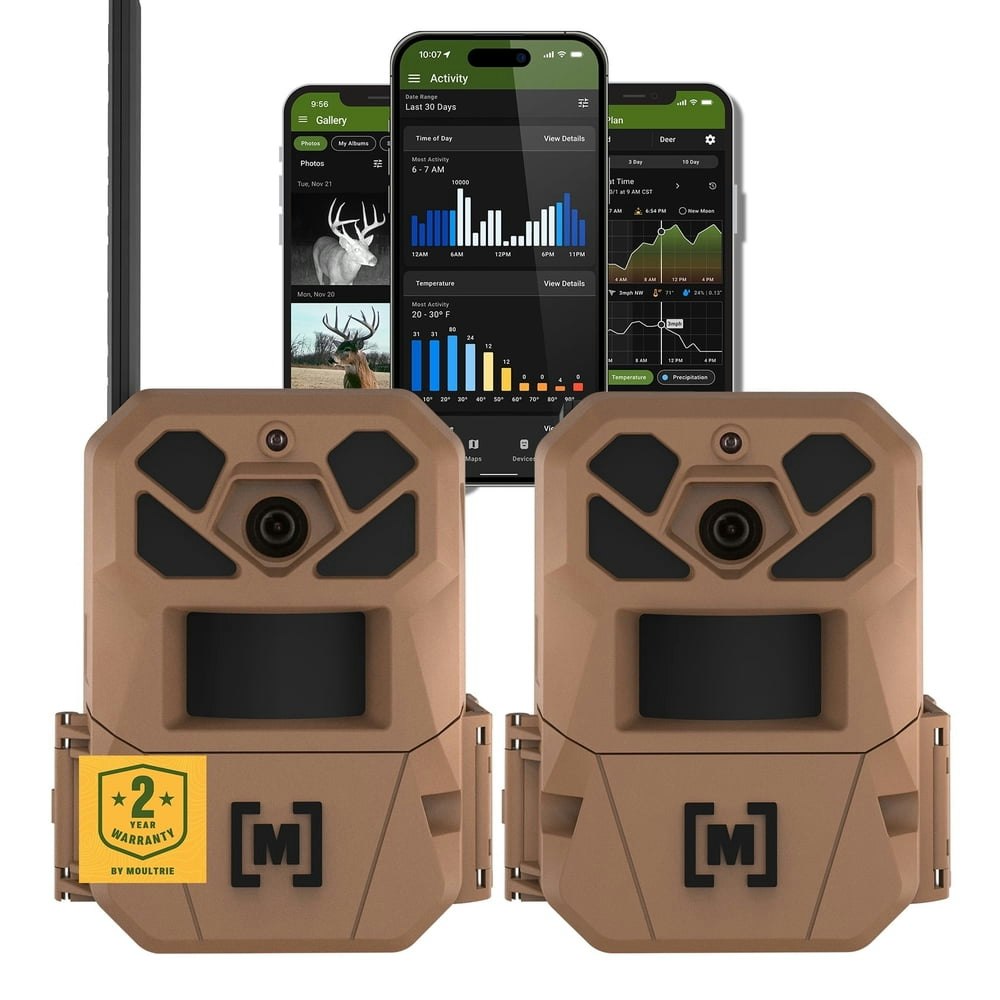 Moultrie Edge 3 Cellular Trail Camera 2-Pack: $99.95