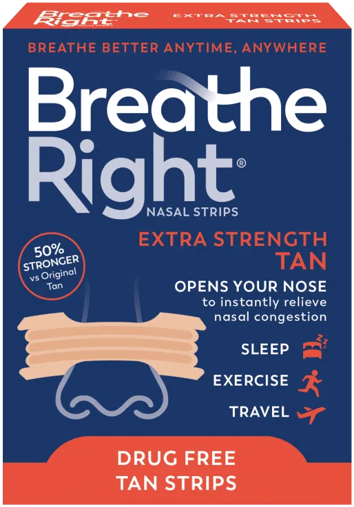 Breathe Right Extra Strength Tan Strips Sample: Free Breathe Right Extra Strength Tan Strips Sample: Free