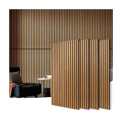 Art3d Wood Slat Acoustic Panel 4-Pack for $109 + free shipping