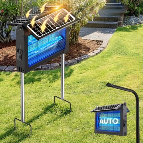 PhatroyYee 4,500V Solar Bug Zapper: $29.99