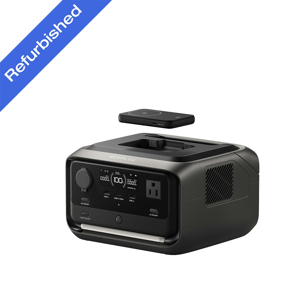 Refurb EcoFlow River 3 Plus 286Wh Powerstation w/ 5,000mAh Power Bank: $159 Refurb EcoFlow River 3 Plus 286Wh Powerstation w/ 5,000mAh Power Bank: $159