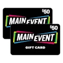 Two $50 Main Event Gift Cards for $75 + email delivery