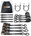 Heavy Duty Ratchet Strap w/ S Hooks 4-Pack for $36 + free shipping