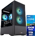 ABS Cyclone Aqua Core i5-14400F GeForce RTX 5060 Gaming Desktop for $1,080 + free shipping