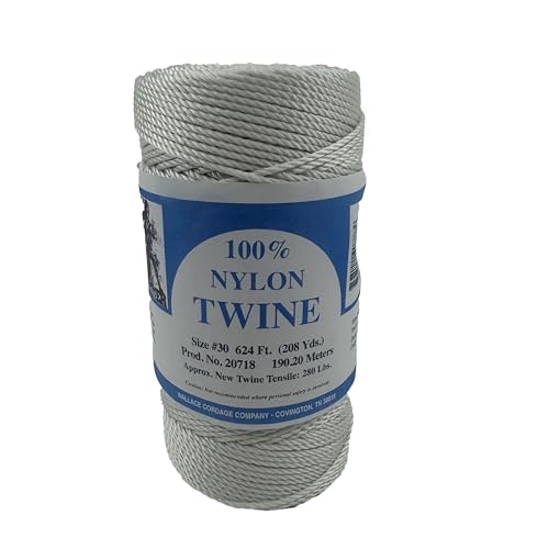 #36 Twisted White Nylon Twine 1-lb Tube: $19.37 #36 Twisted White Nylon Twine 1-lb Tube: $19.37