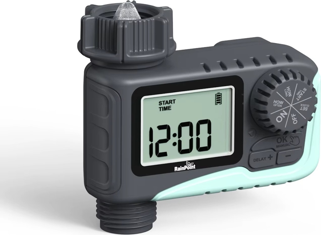 Rainpoint Programmable Garden Hose Sprinkler Timer: $12 Rainpoint Programmable Garden Hose Sprinkler Timer: $12