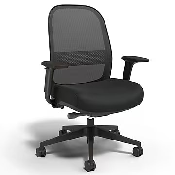 Staples Ergonomic Fabric & Mesh Swivel Task Chair: $100