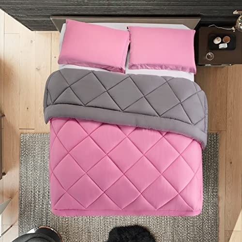 Elegant Comfort Reversible 3-Piece Twin Comforter Set: $23.08 Elegant Comfort Reversible 3-Piece Twin Comforter Set: $23.08