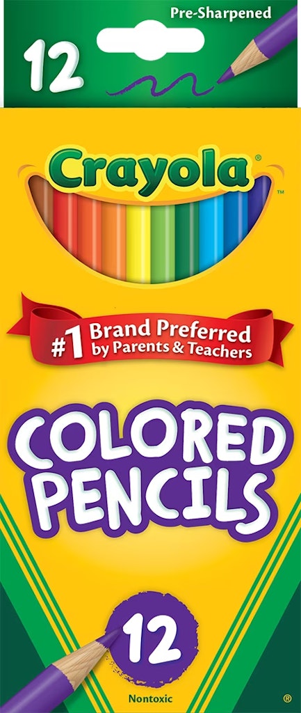 Crayola Colored Pencil 12-Pack: 97 cents