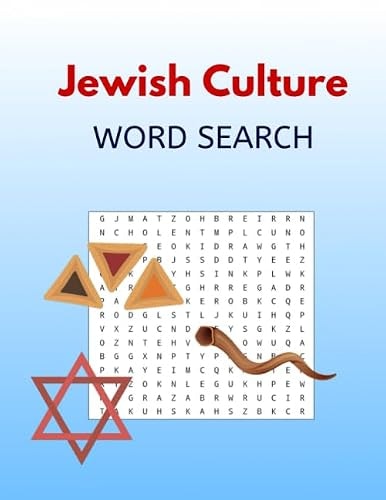 Jewish Culture Word Search Puzzle Book: $7.39 Jewish Culture Word Search Puzzle Book: $7.39