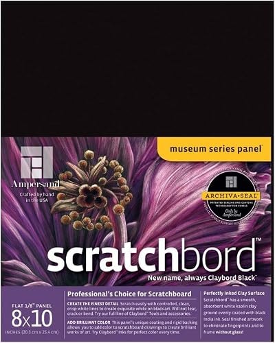 Ampersand Museum Series Scratchbord 8" x 10" 5-Pack: $59.20