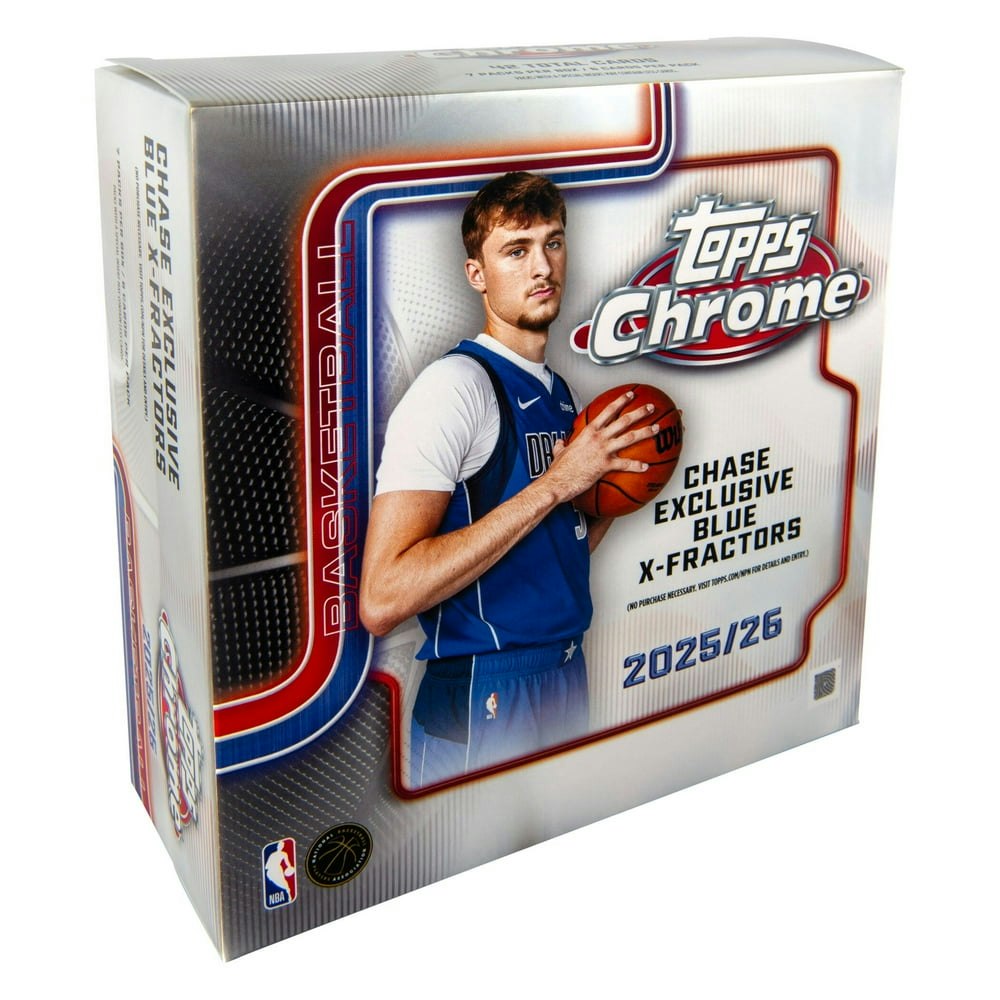 2025-26 Topps Chrome Basketball Trading Cards Mega Box: $84.97 2025-26 Topps Chrome Basketball Trading Cards Mega Box: $84.97