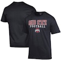 Ohio State Buckeyes Men's Champion Football Stack T-Shirt for $26 + shipping varies