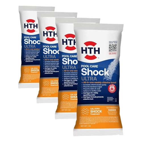 HTH Pool Care Shock Ultra 4-Pack: $22 HTH Pool Care Shock Ultra 4-Pack: $22