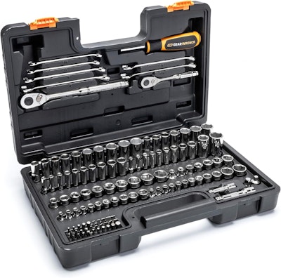 GearWrench 121-Piece SAE/Metric Mechanics Hand Tool Set for $87 + free shipping