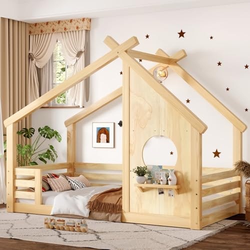 Keiki Twin House Floor Bed Frame: $289.99