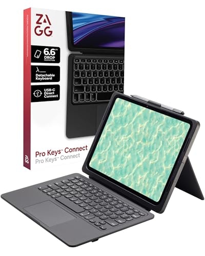 ZAGG Pro Keys Connect iPad Air 11-inch Keyboard Case: $103.99 ZAGG Pro Keys Connect iPad Air 11-inch Keyboard Case: $103.99