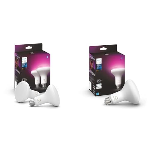 Philips Hue White and Color Ambiance BR30 LED Smart Bulb 3-Pack: $87.97