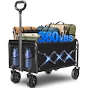 Kovryx Collapsible Wagon Cart, 360-lb. Capacity, Foldable Garden Cart for $38 + free shipping