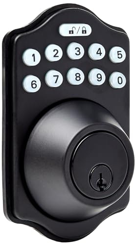 Amazon Basics Electronic Keypad Deadbolt Door Lock: $34.20 Amazon Basics Electronic Keypad Deadbolt Door Lock: $34.20