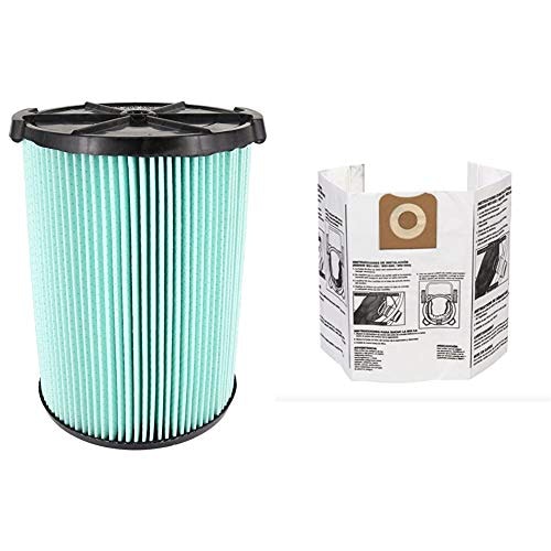 Ridgid VF6000 Allergen Vacuum Filter and VF3502 12-16 Gallon Dust Bag 2-Pack: $39.96 Ridgid VF6000 Allergen Vacuum Filter and VF3502 12-16 Gallon Dust Bag 2-Pack: $39.96