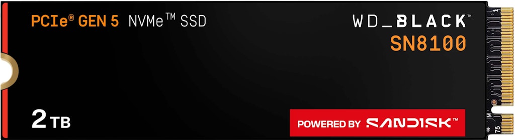 WD Black SN8100 2TB Gen 5x4 NVMe SSD: $531.99 WD Black SN8100 2TB Gen 5x4 NVMe SSD: $531.99