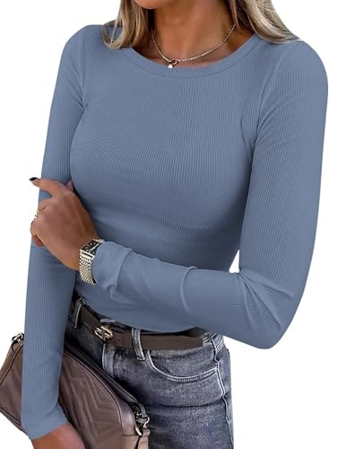 Prettygarden Women's Long Sleeve Basic Tee: $9.49 Prettygarden Women's Long Sleeve Basic Tee: $9.49
