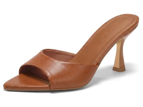 Coutgo Women's Heeled Mule Sandals: $39.09 Coutgo Women's Heeled Mule Sandals: $39.09
